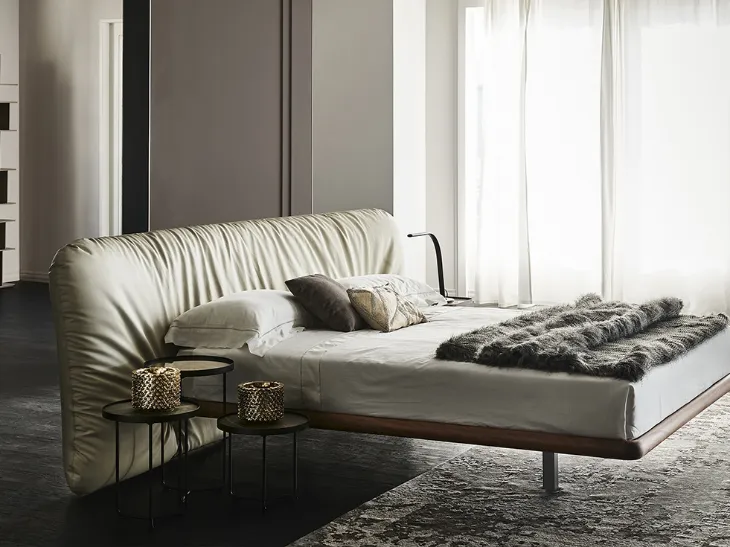 Letto in ecopelle Marlon di Cattelan Italia