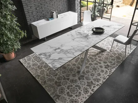 Madia Horizon in laccato Bianco di Calligaris