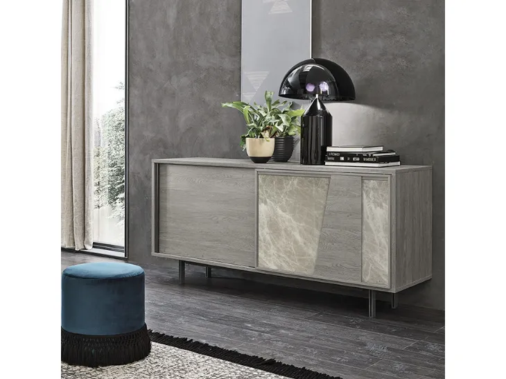 Madia Modus New in laminato con inserti in gres di Target Point