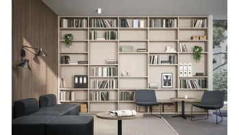 Libreria ufficio modulare in legno OPEN  Libreria ufficio modulare -  Manerba - Edilportale